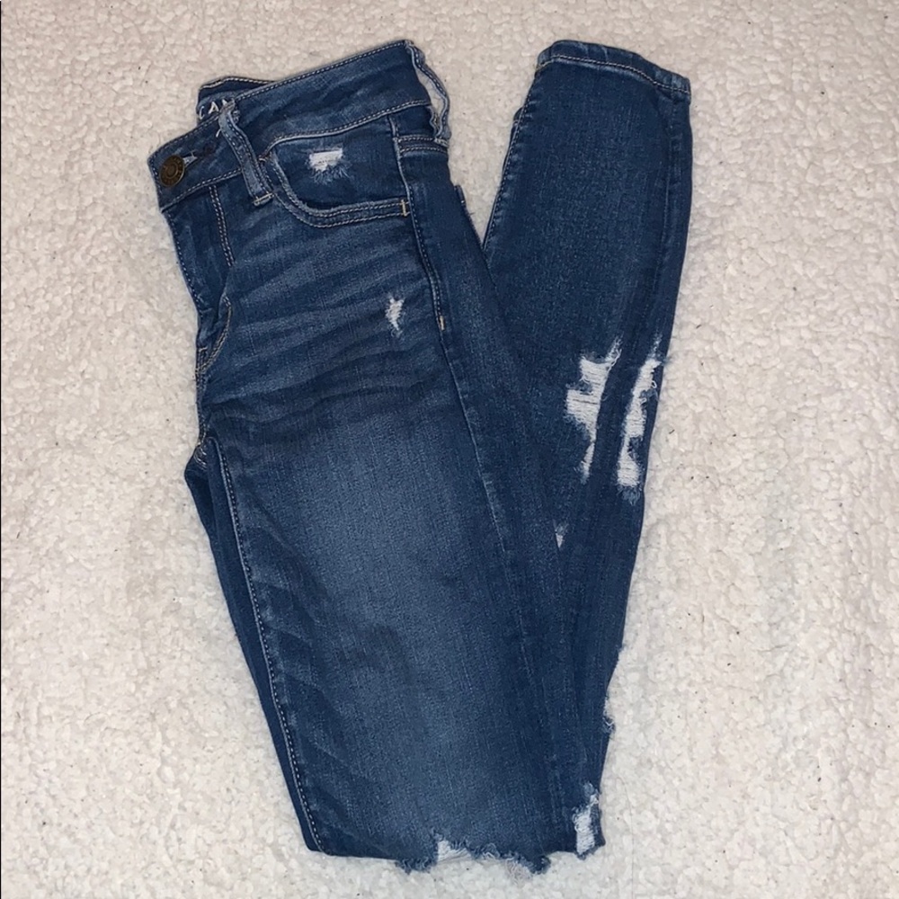 distressed jeans